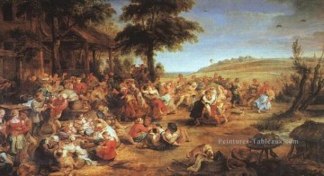 Le Village Fête Baroque Peter Paul Rubens Peinture à l'huile